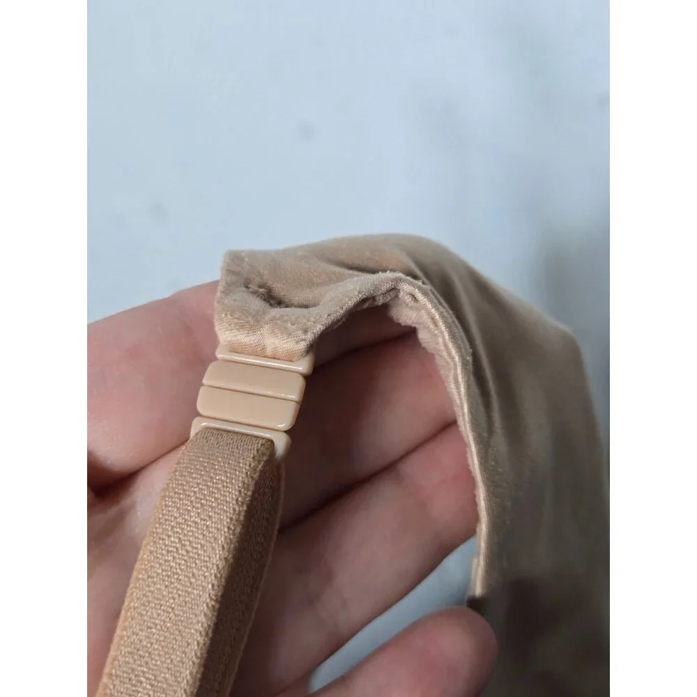 Victorias Secret Body Lined Perfect Coverage Bra‎ Size 36B Nude Tan #2